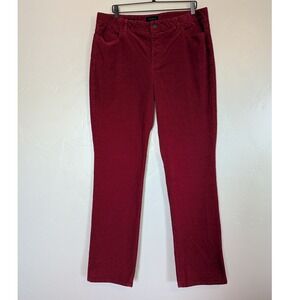 Talbots Red Corduroy Pants Womens 18 Long‎ 'Heritage' Business Casual